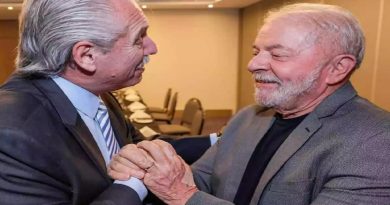 Alberto Fernández e Luiz Inácio Lula da Silva (Esteban Collazo/Presidência da Argentina)