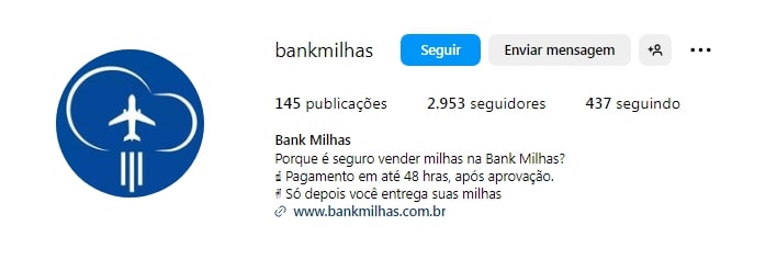 bankmilhas paga em quanto tempo