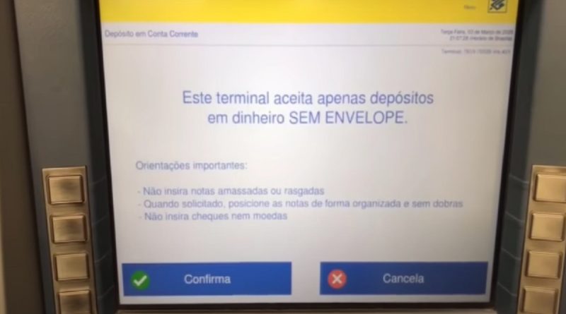 Como depositar dinheiro no Banco do Brasil