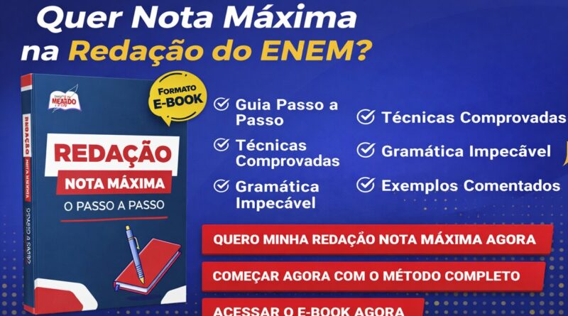 E-book Método Redação Nota Máxima