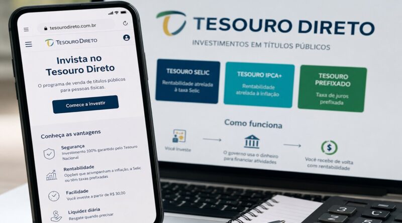 Tesouro Direto bate recorde em 2026 e já soma quase 3,7 milhões de investidores ativos